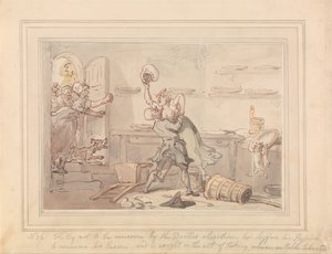 Kitty Overcome by Thomas Rowlandson